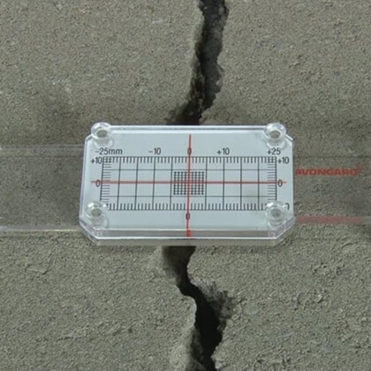 Structural Movement Gauge Corner Tell-Tale Crack Monitor - Horizontal ...