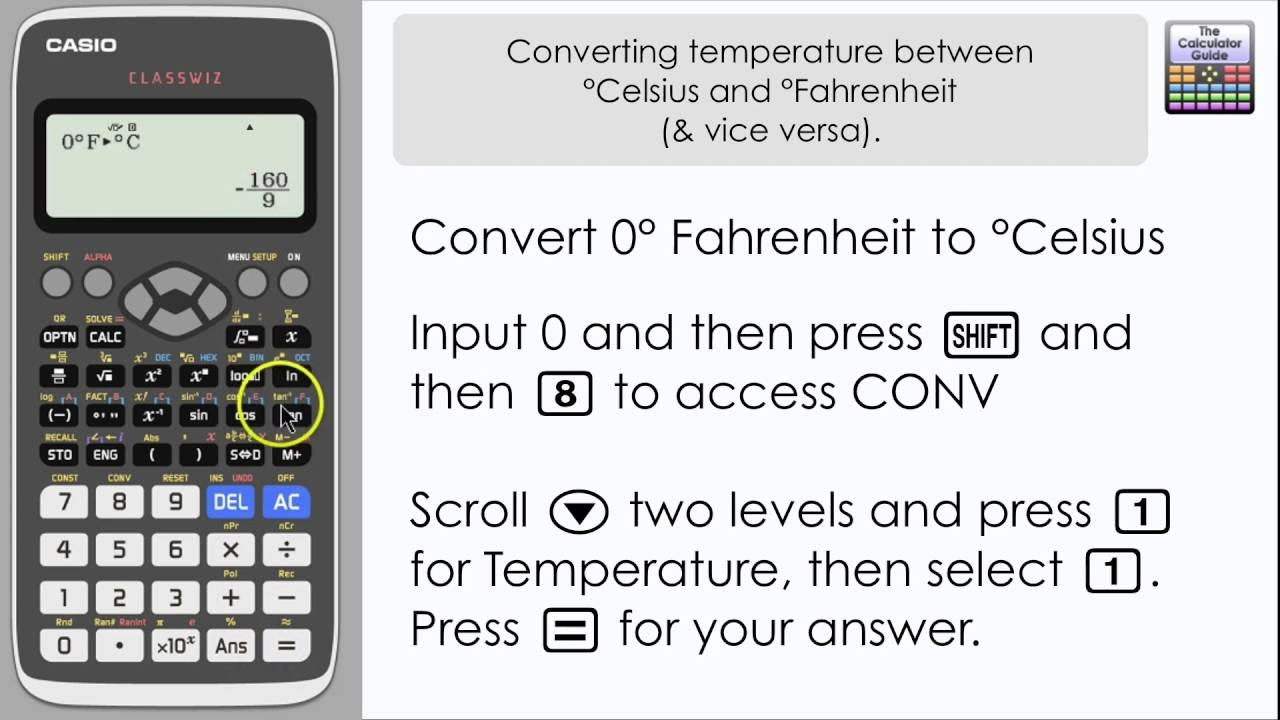 The Formula for Converting 65 Degrees C to F