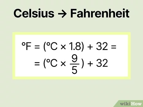 Celsius to Fahrenheit Conversion Formula