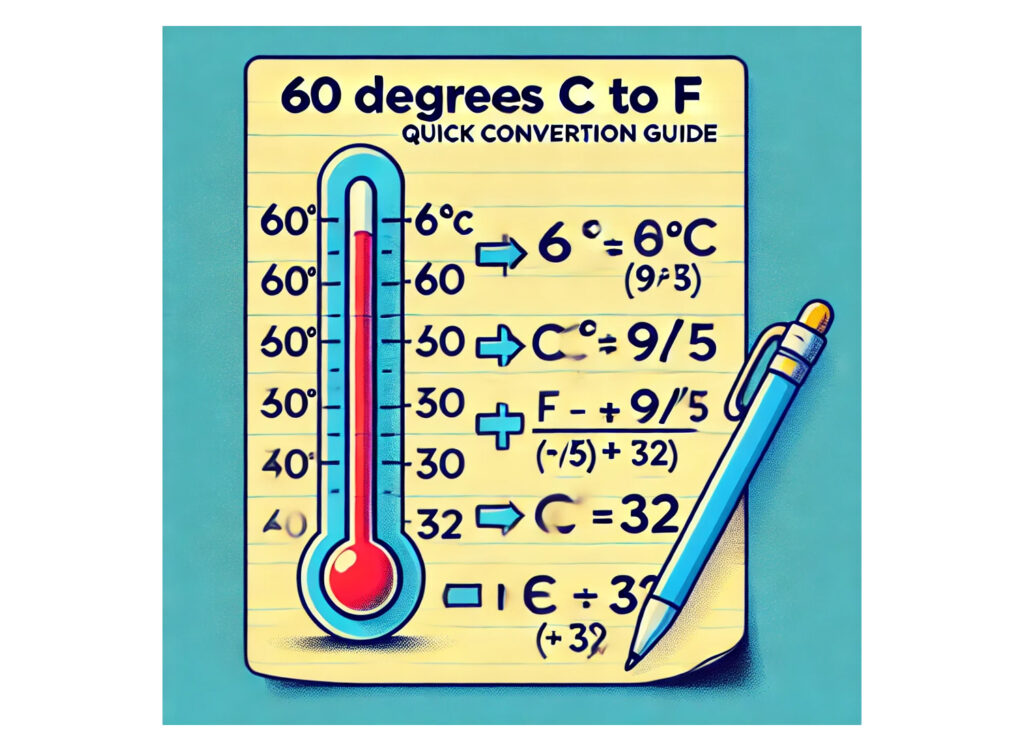 60 Degrees C to F: Quick Conversion Guide