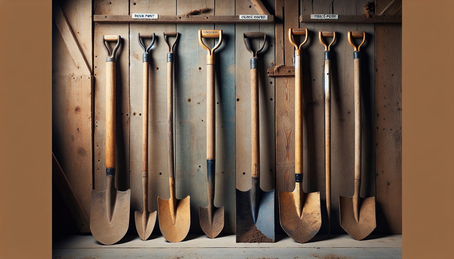 Types of Shovel with Wood Handle