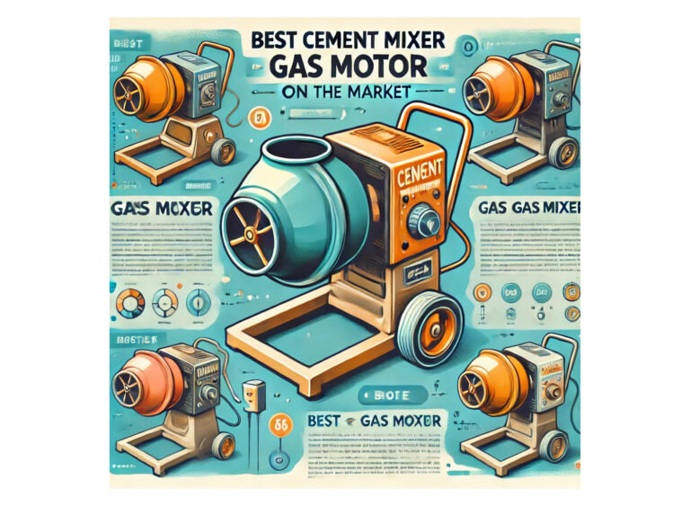 Best Cement Mixer Gas Motor Options on the Market