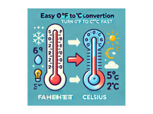 Easy 0 F to C Conversion: Turn Fahrenheit into Celsius Fast