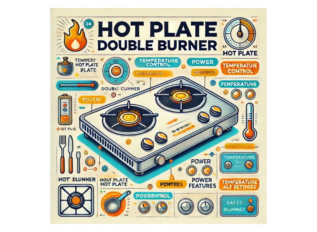Hot Plate Double Burner for Cooking: Top Electric Appliance