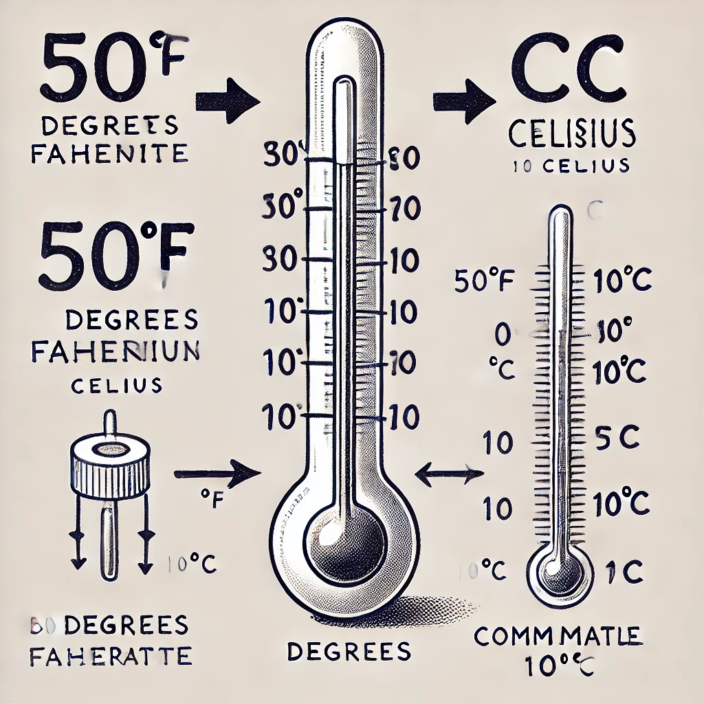 How to Convert 50 Degree Fahrenheit to Celsius [Solved]