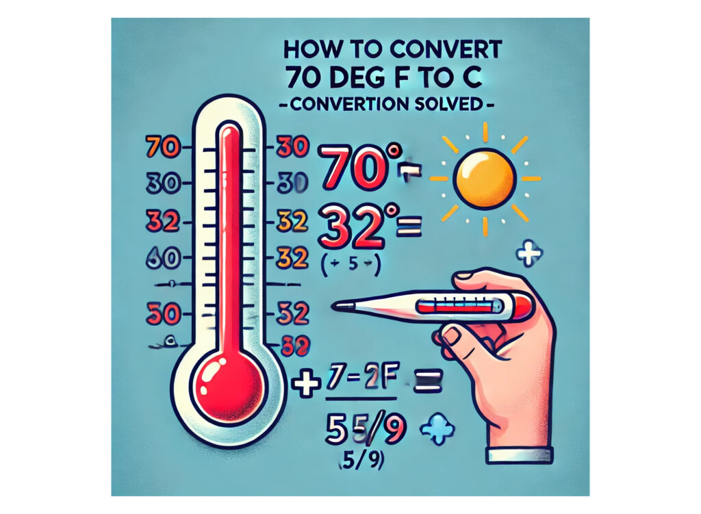 How to Convert 70 Deg F to C Easily [Conversion Solved]