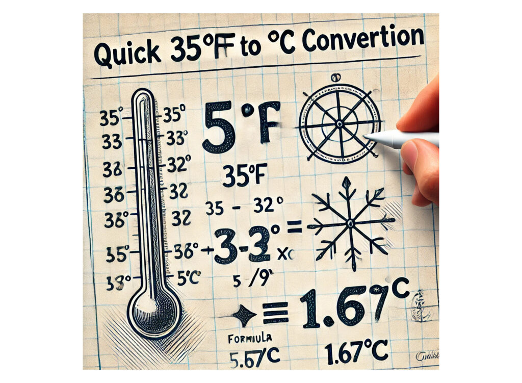Quick 35 F to C Conversion: Convert Fahrenheit to Celsius