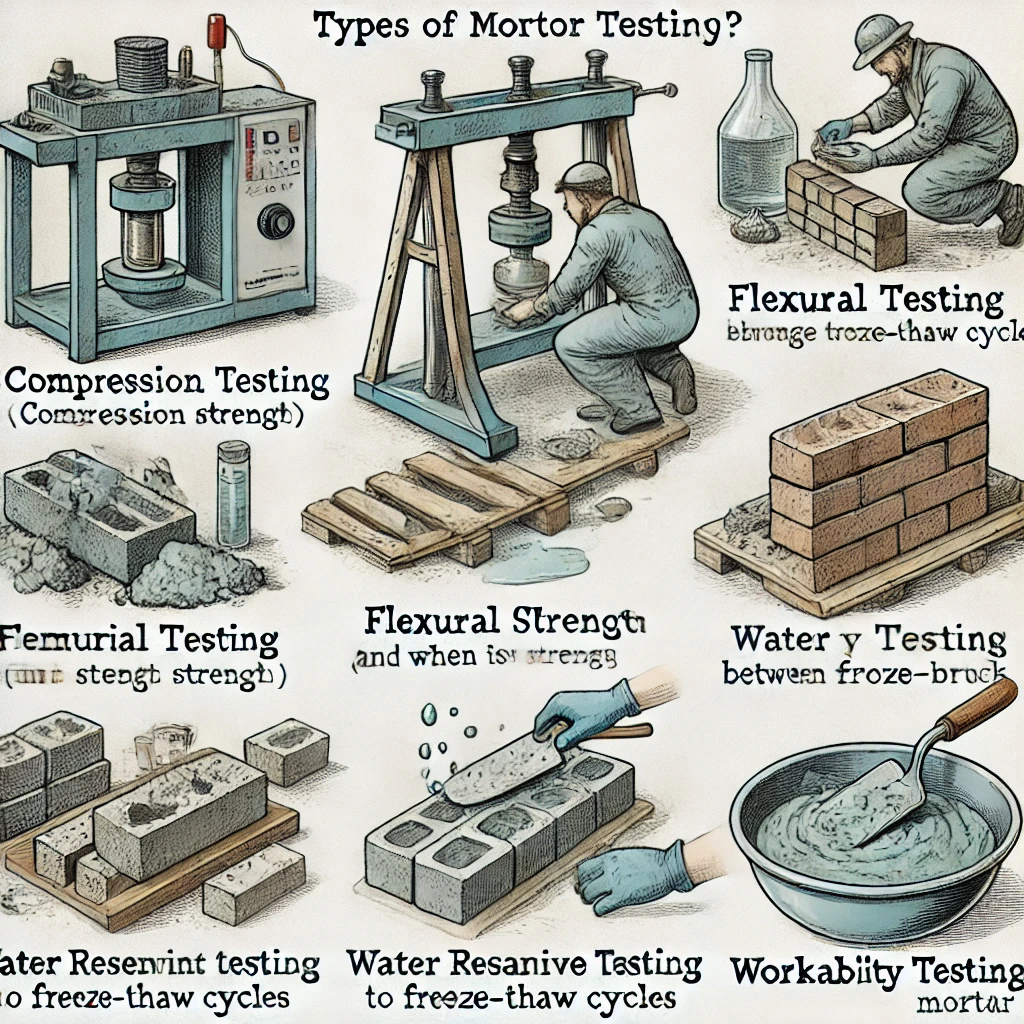 Types of Mortar Testing and When They're Necessary