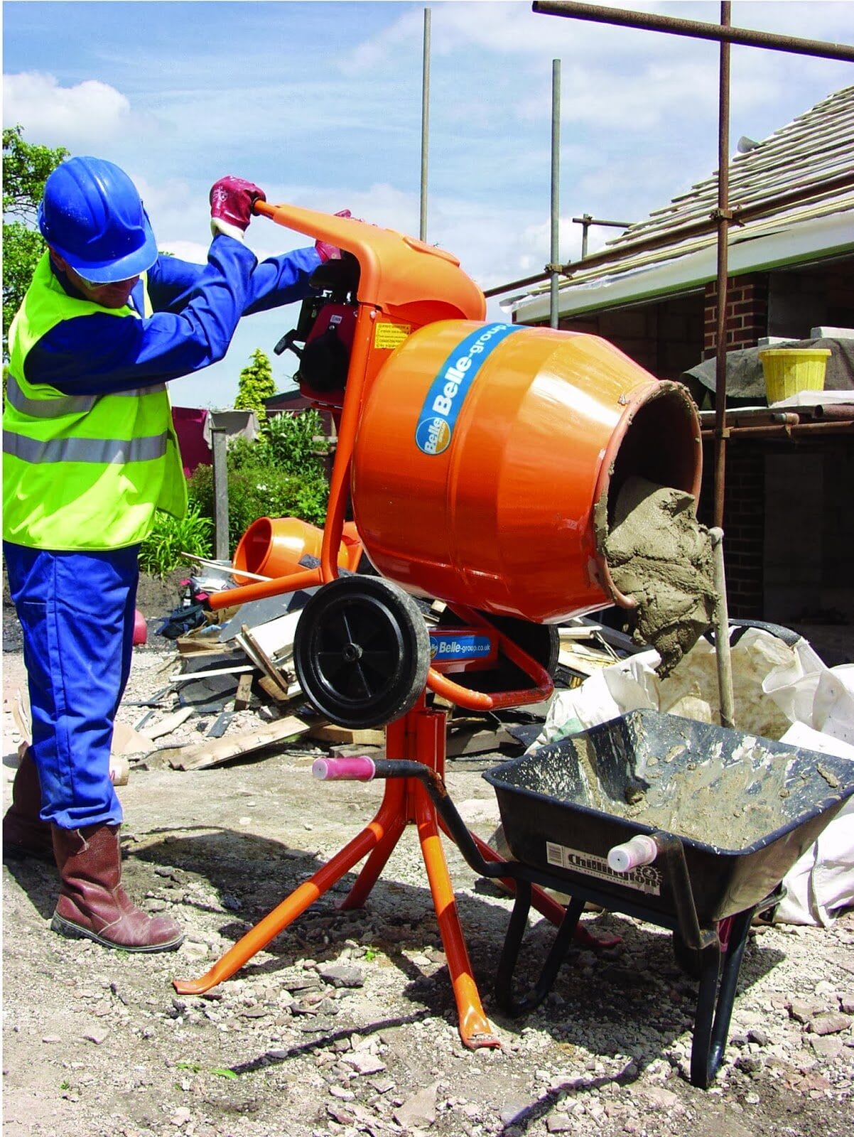Safety Equipment for Cement Mixer