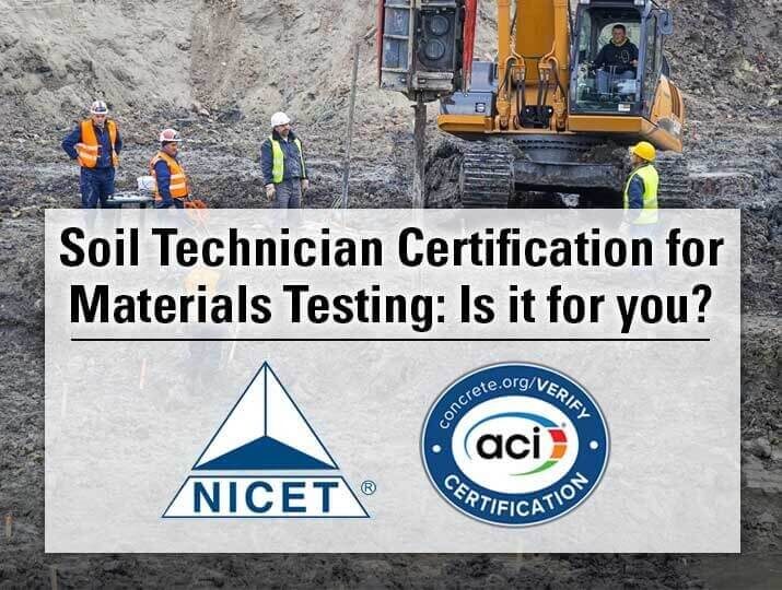 Soil Technician ACI Certification for Materials Testing