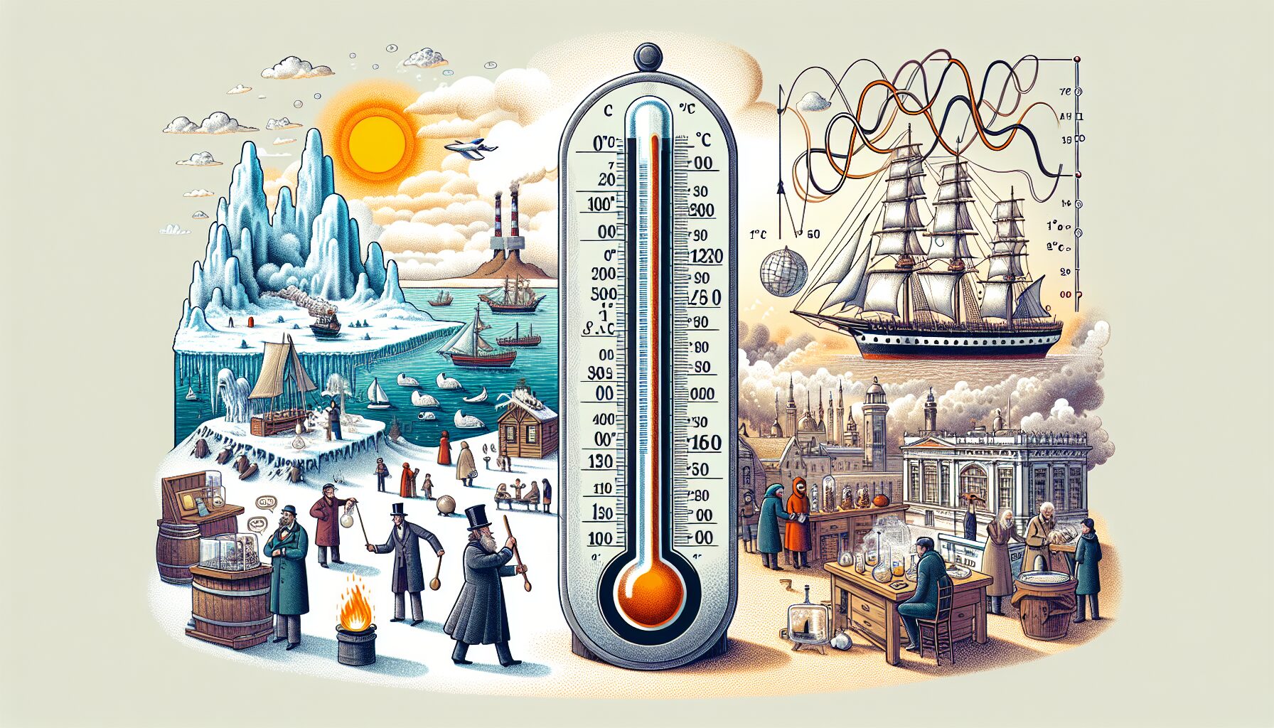 Illustration of Celsius scale