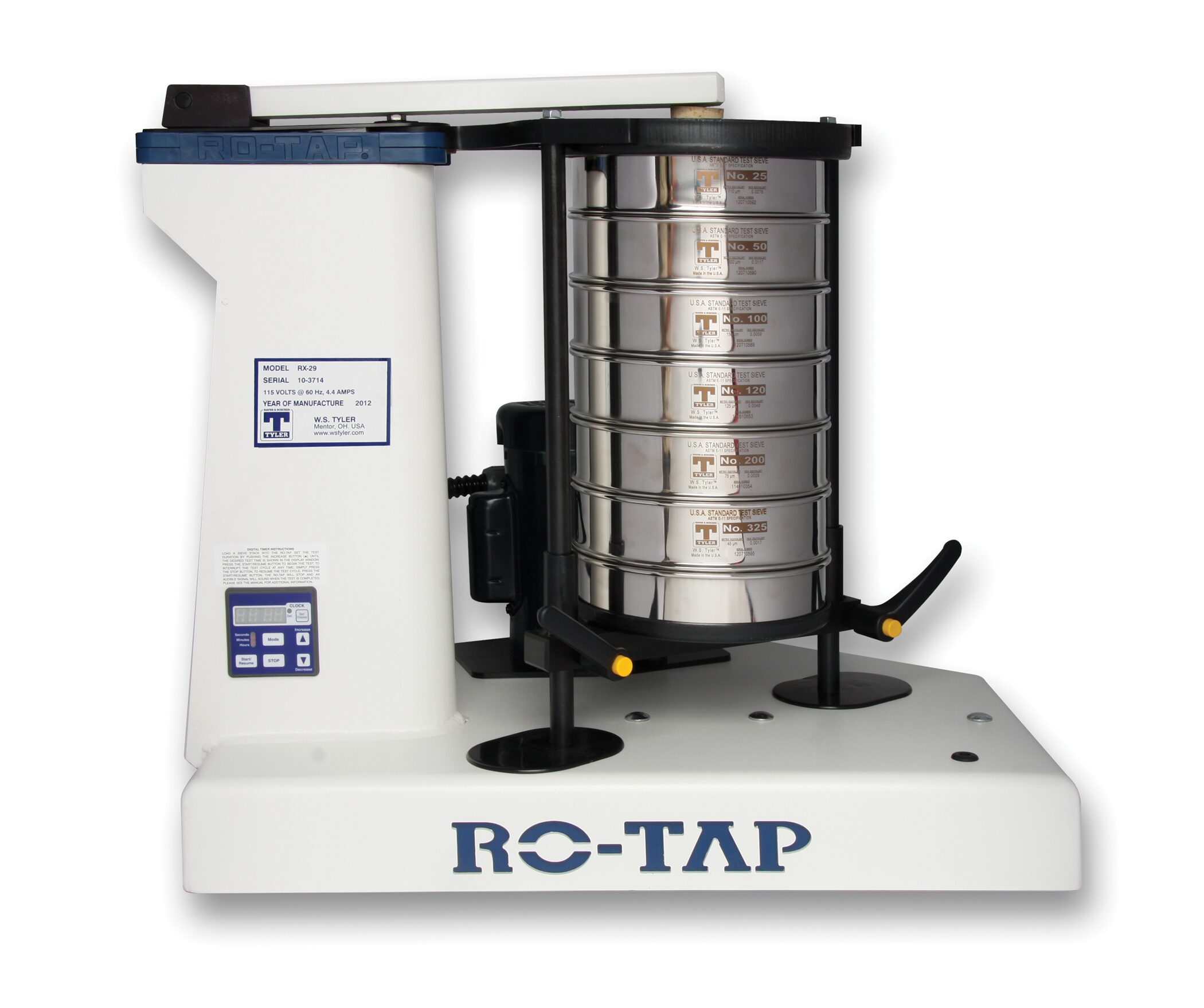 RoTap Sieve Shaker for Particle Analysis