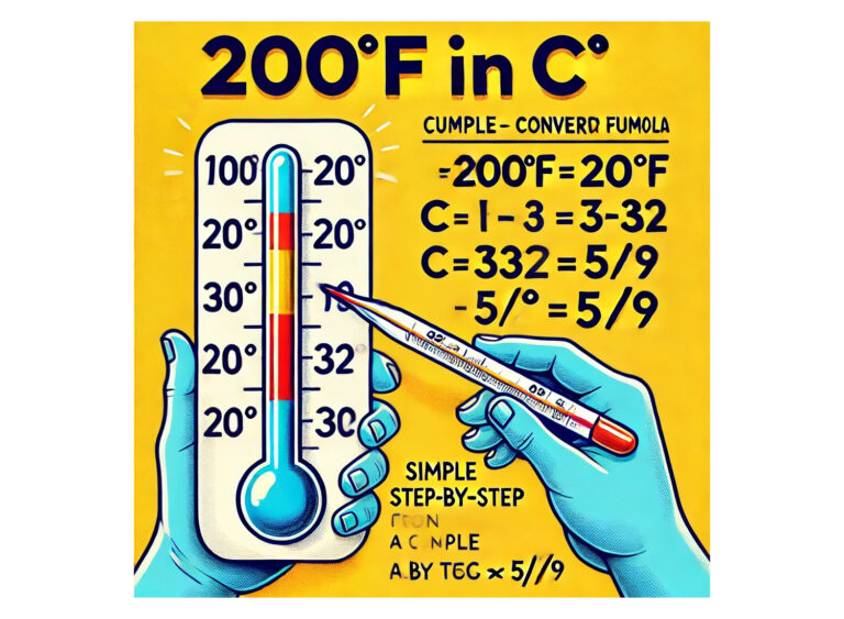 200F in C: Conversion Made Simple [Easily Solved]