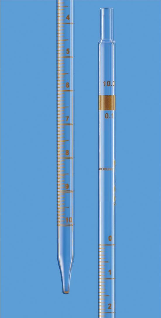 thumbnail image 2 of Borosilicate Mohr Measuring Pipette - 25mL X 0.1 Precision Lab Pipette For Laboratories 2 of 4
