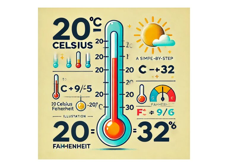 20 Celsius to Fahrenheit: Easy Conversion Formula [Solved]