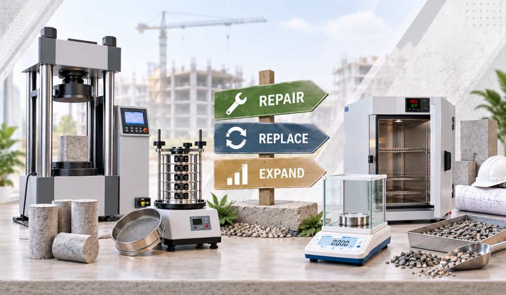 Repair, Replace, or Expand? A Practical Guide to Construction Testing Equipment Repair, Replace, or Expand? A Practical Guide to Construction Testing Equipment